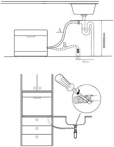 Посудомоечная машина Korting KDF 2050 W