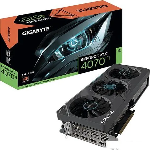 Видеокарта Gigabyte GeForce RTX 4070 Ti Eagle 12G GV-N407TEAGLE-12GD