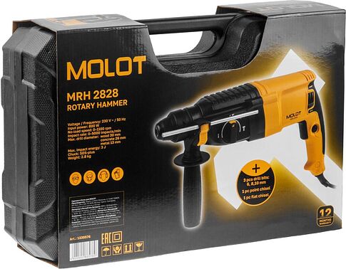 Перфоратор Molot MRH 2828 1335576 (кейс)