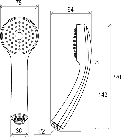 Душевой гарнитур Ravak 901.00 [X07P005]