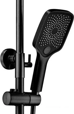 Душевая система  Rea Rob black REA-P6627