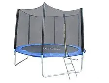 Батут GetActive Jump 10ft-305 см 10360S2Y-L с лестницей, сеткой (синий) Батут GetActive Jump 10ft-305 см 10360S2Y-L с лестницей, сеткой (синий)