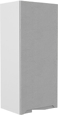 Шкаф навесной ДСВ Тренто ВП 400 правый (серый/белый)