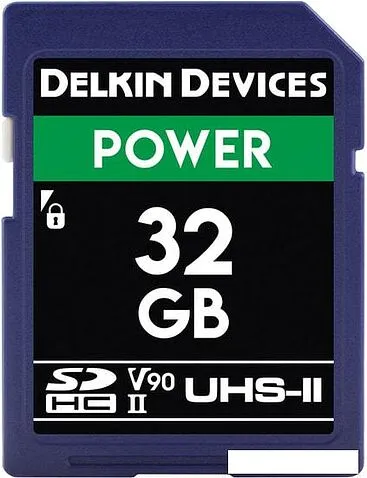 Карта памяти Delkin Devices SDHC Power UHS-II 32GB