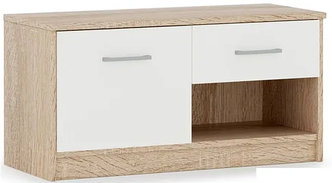 Тумба Империал Стелс 1д1ящ (дуб сонома-белый)