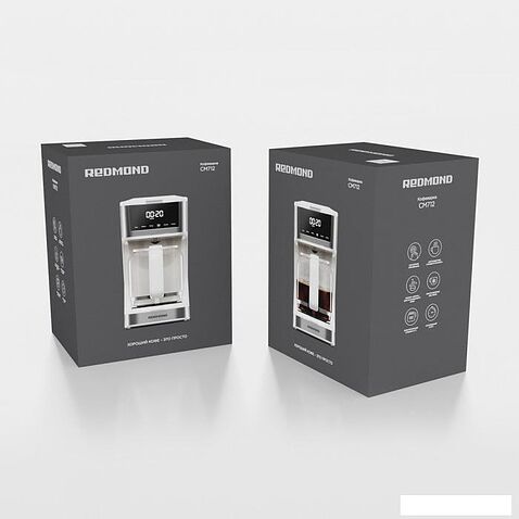 Капельная кофеварка Redmond CM712 (белый)