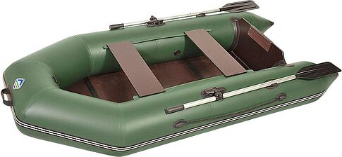 Моторно-гребная лодка Лоцман Моторная стандарт ЛМС-260 ЖС (зеленый)