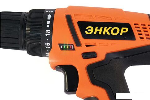 Дрель-шуруповерт Энкор ДША-2 14.4ЭР/10Л 50025 (с 2-мя АКБ 2 Ah)
