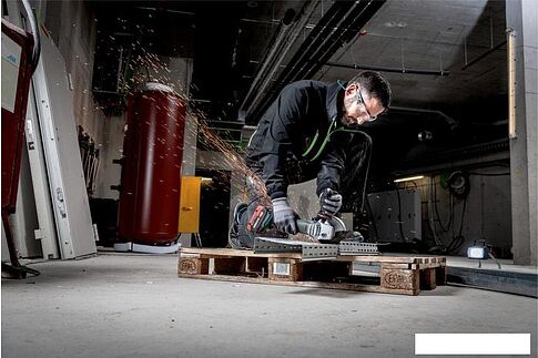 Угловая шлифмашина Metabo WB 18 LTX BL 125 Quick T0336 (с 1-им АКБ)