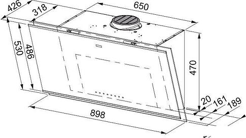 Кухонная вытяжка Franke Mythos FMY PRO 907 FM BK/IX 330.0682.352