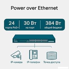 Управляемый коммутатор 2-го уровня TP-Link TL-SG3428MP V5.2 Управляемый коммутатор 2-го уровня TP-Link TL-SG3428MP V5.2
