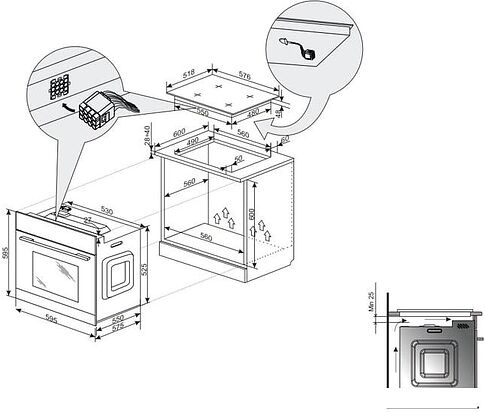 Электрический духовой шкаф Hansa BOEI68224