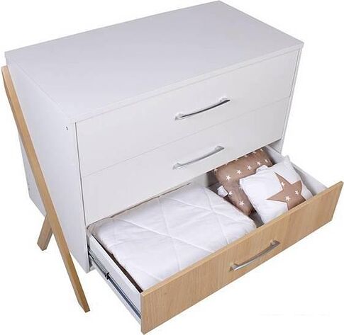 Комод Polini Kids Porto 2200 0002572.163 (белый/дуб каменный)