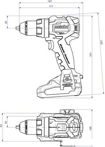 Дрель-шуруповерт Metabo BS 18 LT BL (2 А*ч)