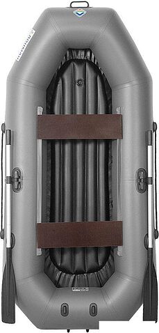 Моторно-гребная лодка Лоцман Гребная под мотор стандарт ЛС-260 ВНД (серый)