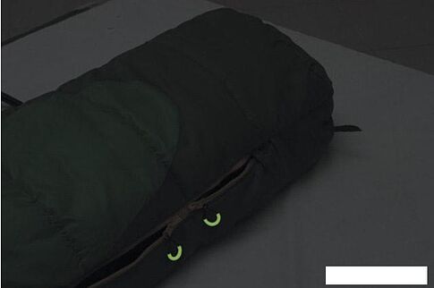 Спальный мешок AlexikA Mountain (зеленый, молния справа)