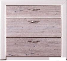 Комод Anrex Olivia 3S (вудлайн кремовый/дуб анкона)