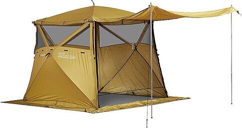 Кемпинговая палатка Higashi Pyramid Camp Olive Кухня-шатер 03462