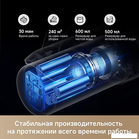 Вертикальный моющий пылесос Dreame Trouver Wet and Dry Vacuum K30 HMH14A (евровилка)