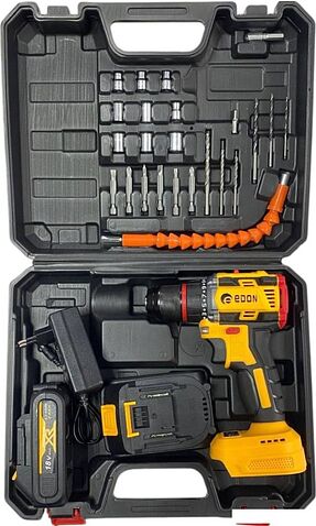 Дрель-шуруповерт Edon Pro AD-18BL (с 2-мя АКБ, кейс)
