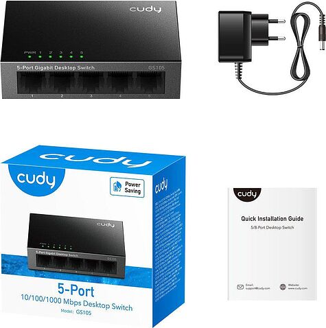 Неуправляемый коммутатор Cudy GS105 4.0
