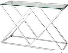 Консольный стол Stool Group Инсигния 120x40 ECST-026 (прозрачное стекло/сталь серебристый) Консольный стол Stool Group Инсигния 120x40 ECST-026 (прозрачное стекло/сталь серебристый)