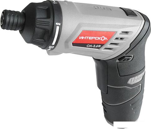 Электроотвертка Интерскол ОА-3.6Ф с кейсом