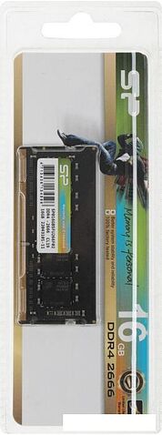 Оперативная память Silicon-Power 16ГБ DDR4 SODIMM 2666 МГц SP016GBSFU266F02