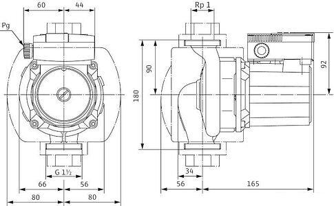 Циркуляционный насос Wilo TOP-S 25/7 (3~400/230 V, PN 10)