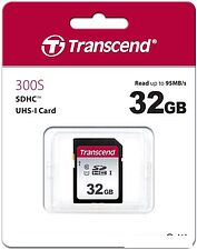 Карта памяти Transcend SDHC 300S 32GB
