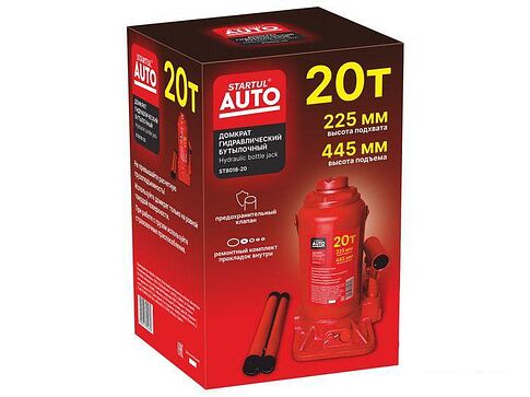 Бутылочный домкрат Startul Auto ST8018-20 20т