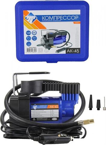Автомобильный компрессор Nova Bright АК-45 (металлический корпус, пластиковый кейс)
