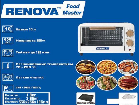 Мини-печь Renova MO-10TW1