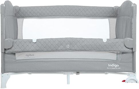 Манеж-кровать Indigo Bon-Bon (светло-серый)