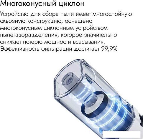 Пылесос Lydsto V11H YM-V11H-W03 (белый)