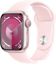 Умные часы Apple Watch Series 9 41 мм (алюминиевый корпус, розовый/розовый, спортивный силиконовый ремешок S/M) Умные часы Apple Watch Series 9 41 мм (алюминиевый корпус, розовый/розовый, спортивный силиконовый ремешок S/M)