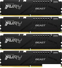 Оперативная память Kingston FURY Beast 4x16ГБ DDR5 5200 МГц KF552C40BBK4-64 Оперативная память Kingston FURY Beast 4x16ГБ DDR5 5200 МГц KF552C40BBK4-64