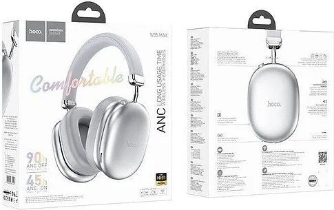 Наушники Hoco W35 Max ANC (серебристый)