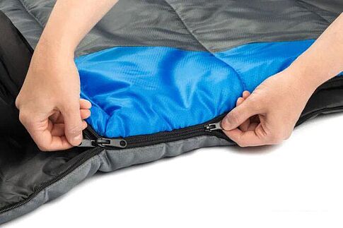 Спальный мешок Sundays ZC-SB019 (темно-серый/синий)