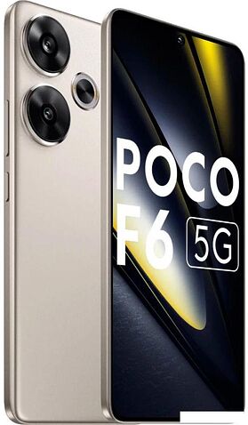 Смартфон POCO F6 8GB/256GB с NFC международная версия (титан)