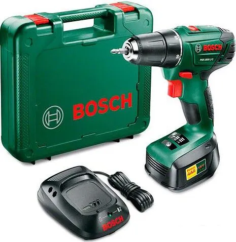 Дрель-шуруповерт Bosch PSR 1800 Li-2 (06039A3121)