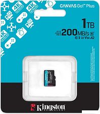 Карта памяти Kingston Canvas Go! microSDXC 1TB SDCG4/1TBSP Карта памяти Kingston Canvas Go! microSDXC 1TB SDCG4/1TBSP