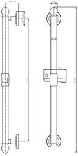 Душевая штанга Esko SRB700