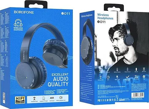 Наушники Borofone BO11 (темно-синий)