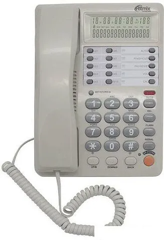 Проводной телефон Ritmix RT-495 (белый)