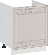 Шкаф напольный Трия Долорес 1Н5М (белый/крем)