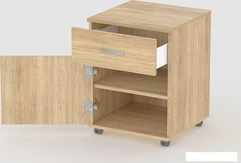 Тумба Seven Dreams SD-252 выкатная (дуб сонома)