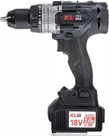 Ударная дрель-шуруповерт KLPRO KLDM18BHX-50 (с 2-мя АКБ, кейс)