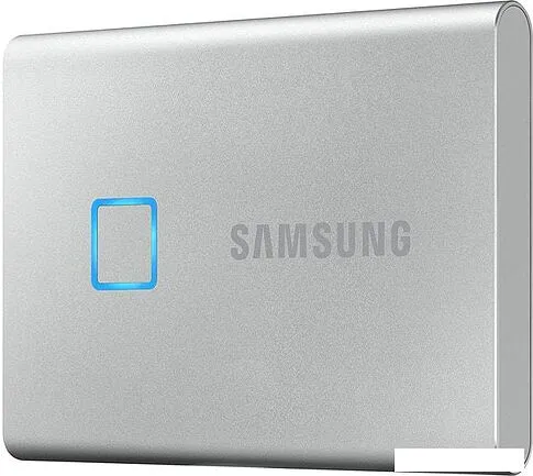Внешний накопитель Samsung T7 Touch 500GB (серебристый)