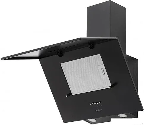 Кухонная вытяжка Krona Platte 600 Black PB (черный)